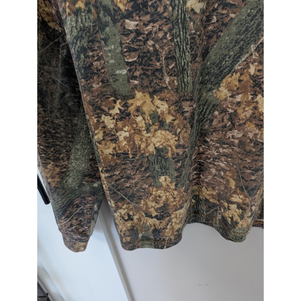 Vintage Americas Best Retro Tree Camo Long Sleeve T-Shirt XXL USA Cotton Forest - Picture 7 of 13